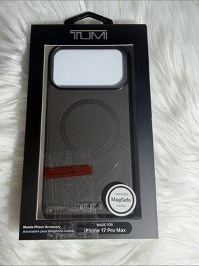 2026 TUMI Black MagSafe-Compatible iPhone 17 Pro Max Case